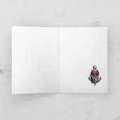 Carte Capitaine Crâne de Pirate (Intérieur)