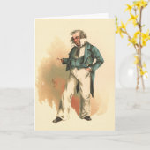 Carte Capitaine Cuttle de Dombey et Son (Fleur jaune)