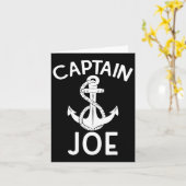 Carte Capitaine Joe Bateau Bateau Ancre Bateau (Fleur jaune)
