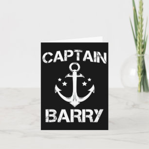 Carte Capitaine Rry Funny Anniversaire Nom de famille pe