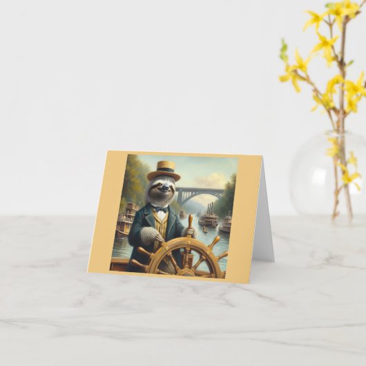Carte Capitaine Sloth Riverboat (Fleur jaune)