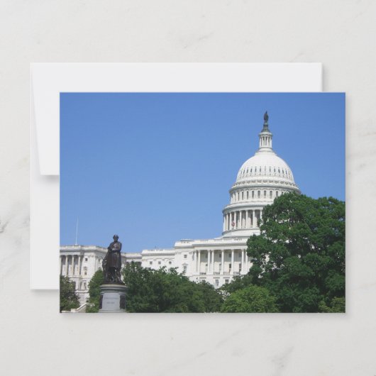 Carte Capitol Building à Washington DC (Devant)