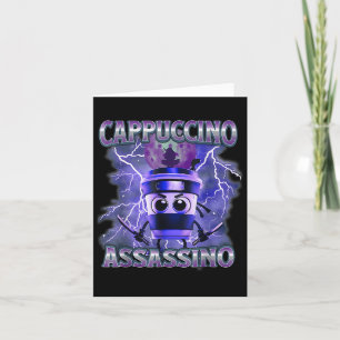 Carte Cappuccino Ino Amateurs de café Italien Brainrot m
