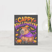 Carte Cappy Halloween Capybara Witch (Devant)