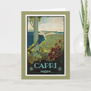 Carte Capri Italia Vintage Italie
