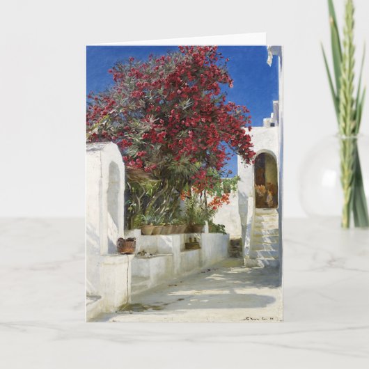 Carte Capri - Oleandres en fleurs, Peder Severin Krøyer (Devant)