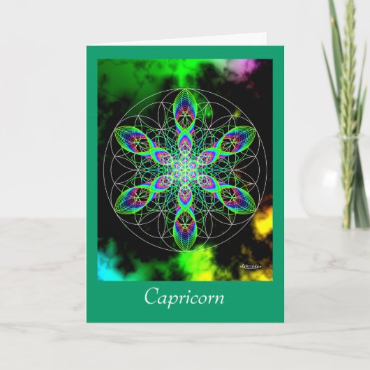 Carte Capricorne (Devant)
