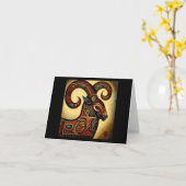 Carte Capricorne 3 (Fleur jaune)