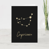 Carte Capricorne Constellation Zodiac (Devant)