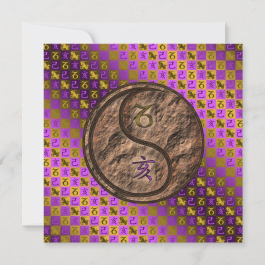 Carte Capricorne & Earth Boar (Devant)