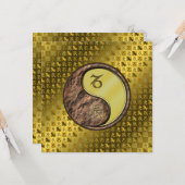 Carte Capricorne et Dragon Métal (Devant/Arrière en situation)