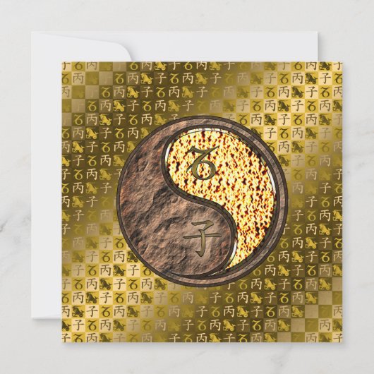 Carte Capricorne et rat de feu (Devant)