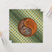Carte Capricorne et Serpent à bois (Devant/Arrière en situation)