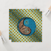 Carte Capricorne et Serpent d'eau (Devant/Arrière en situation)