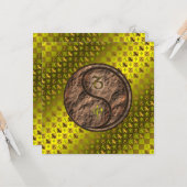 Carte Capricorne et singe de la Terre (Devant/Arrière en situation)