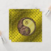 Carte Capricorne et singe métallique (Devant/Arrière en situation)