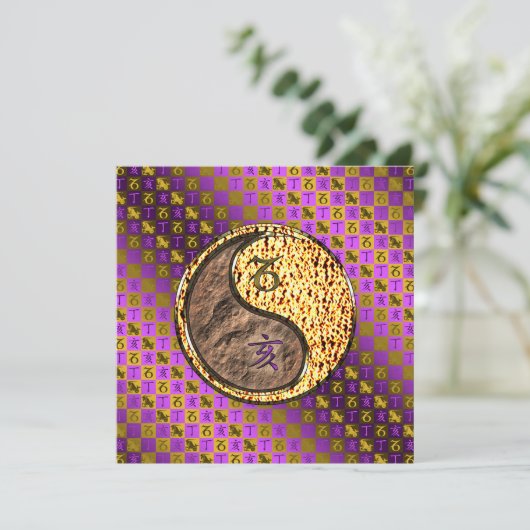 Carte Capricorne & Fire Boar (Debout devant)