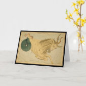 Carte Capricornus (Capricorne) (Fleur jaune)