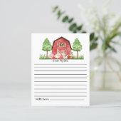 Carte Capsule Agro-Barnyard 1ère fois (Debout devant)