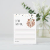 Carte Capsule de l'heure du premier anniversaire d (Debout devant)