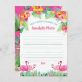 Carte Capsule Heure Anniversaire (Devant / Derrière)