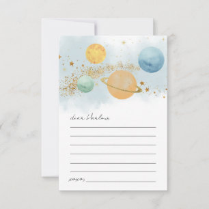 Carte Capsule Heure Anniversaire de l'Espace