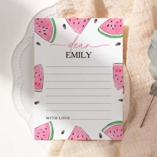 Carte Capsule Temps Dans Un Melon Watermelon