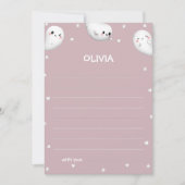 Carte Capsule Temps d'Halloween Éffrayante (Devant)