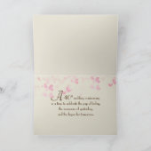 Carte Capture d'écran du 40e anniversaire avec les coeur (Intérieur)