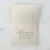 Carte Capture d'écran du 65e anniversaire avec coeur (Intérieur)