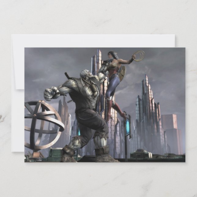 Carte Capture d'écran : Grundy vs Wonder Woman (Devant)