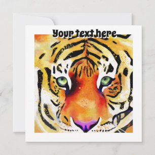 Carte Capturer la Majesté : le regard d'un tigre