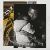 Carte "Capturer le coeur de papa : un souvenir de Fête d (Devant / Derrière)