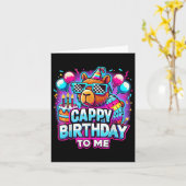 Carte Capy Anniversaire Funny Cappy Anniversaire Pour Mo (Fleur jaune)