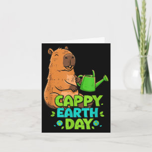 Carte Capy journée de la terre capybara journée de la te