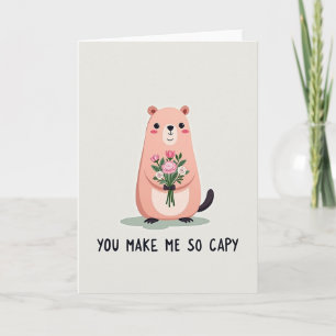 Carte Capy qui me rend heureux