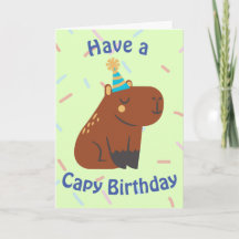 Capybara Capy Capy, mignon et souriant Enfants d'a