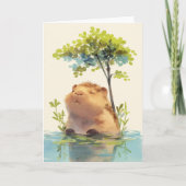 Carte Capybara Chill Dip (Devant)
