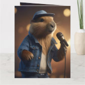 Carte "Capybara Cowboy : Serenading the Wild West" (Dos)