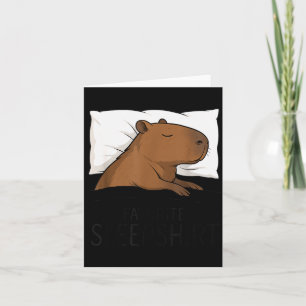 Carte Capybara Favori Chemise de Nuit Sleeng Pyjama Garç