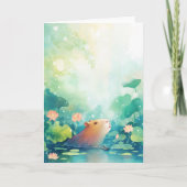 Carte Capybara Pondside Paradise (Devant)