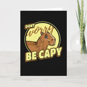 Carte Capybara Retro Capibara