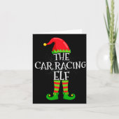 Carte Car Racing Elf Family Matching Christmas Group (Devant)