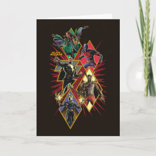 Carte Caractère Adam noir Diamètre Burst Graphic