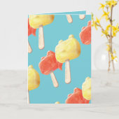 Carte Caractère Popsicles (Fleur jaune)
