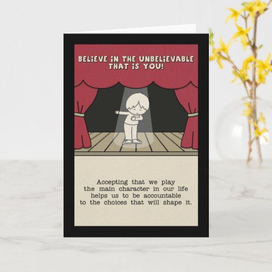 Carte Caractère principal (Fleur jaune)