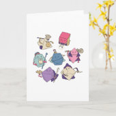 Carte Caractères de dés (Fleur jaune)