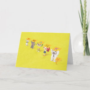 Carte Caractères Merci