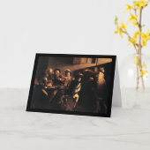 Carte Caravaggio appeler de St Matthew (Fleur jaune)