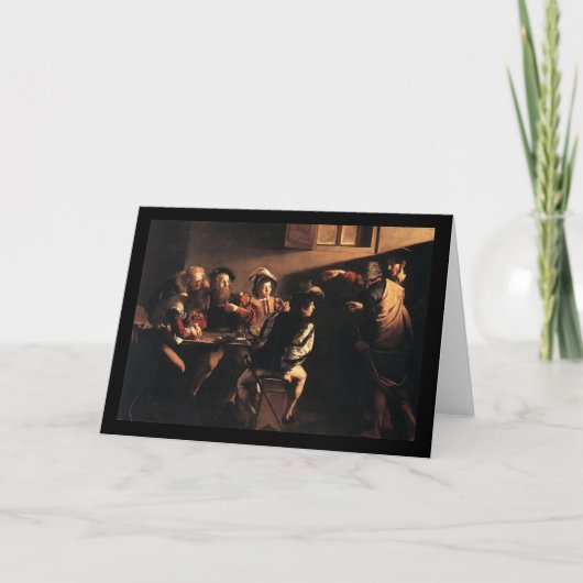 Carte Caravaggio appeler de St Matthew (Devant)